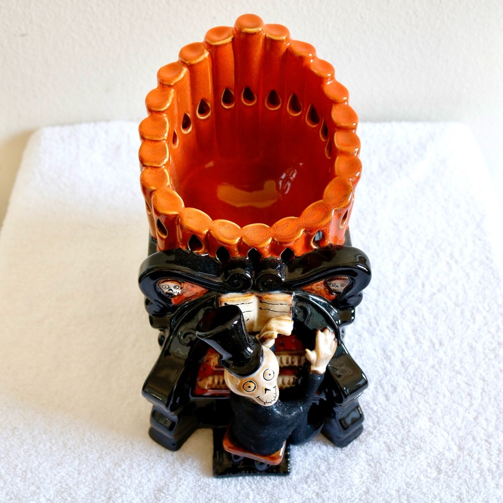 Yankee Candle Boney Bunch Halloween Organ Tart Warmer Skelton Playing 1171830 - Picture 2 of 8